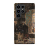 Warden of the Mosque - Gustave Bauernfeind Samsung Case, Galaxy S23 Ultra / Matte, Smartphone Case Classical Painting Man Long Beard Turban