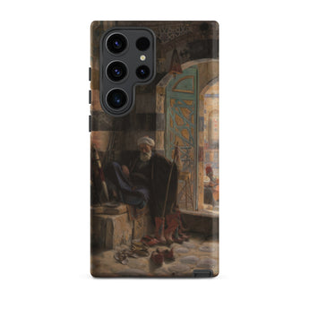 Warden of the Mosque - Gustave Bauernfeind Samsung Case, Galaxy S23 Ultra / Matte, Smartphone Case Classical Painting Man Long Beard Turban