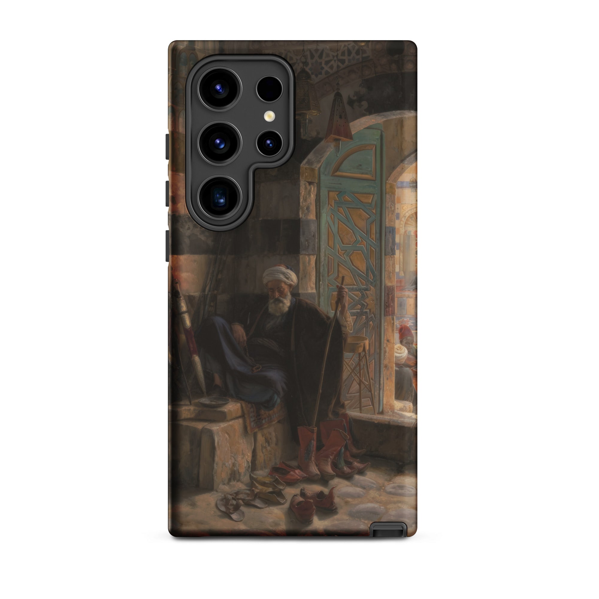 Warden of the Mosque Gustave Bauernfeind Samsung Case, Galaxy S24 Ultra / Matte, Smartphone Case Classical Painting Man