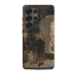 Warden of the Mosque - Gustave Bauernfeind Samsung Case, Galaxy S25 Ultra / Matte, Smartphone Case Classical Painting Man Long Beard Stone