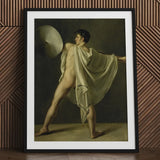Warrior with Lance and Shield - Jean-eugene-charles Alberti Art Print / Canvas, Riveted Rim, Prints