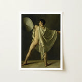 Warrior with Lance and Shield - Jean-eugene-charles Alberti Art Print / Canvas, Riveted Rim, Prints
