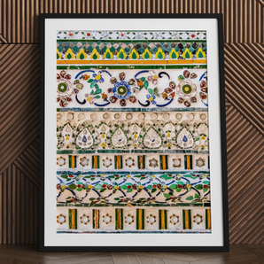 Wat Arun - Decorative Thai Mosaic Art Print