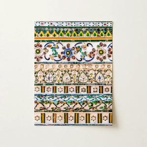 Wat Arun - Decorative Thai Mosaic Art Print / Canvas, 12x16’’ / 31x41cm / Unframed / no Border, Posters Prints & Visual Artwork, Toby Leon