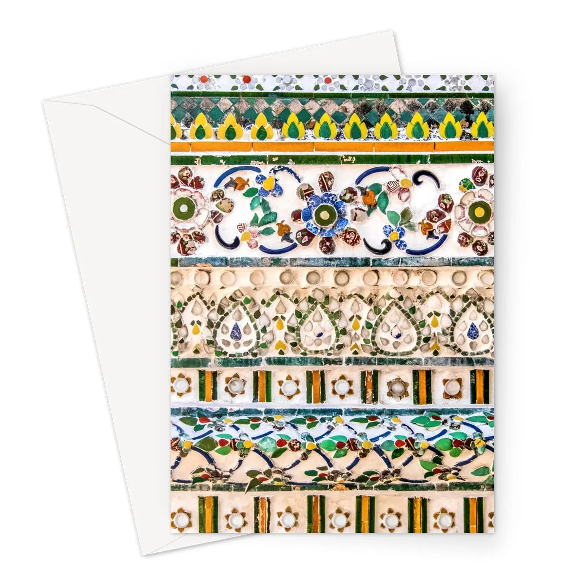 Wat Arun Greeting Card - A5 Portrait / 1 Card - Greeting & Note Cards - Aesthetic Art