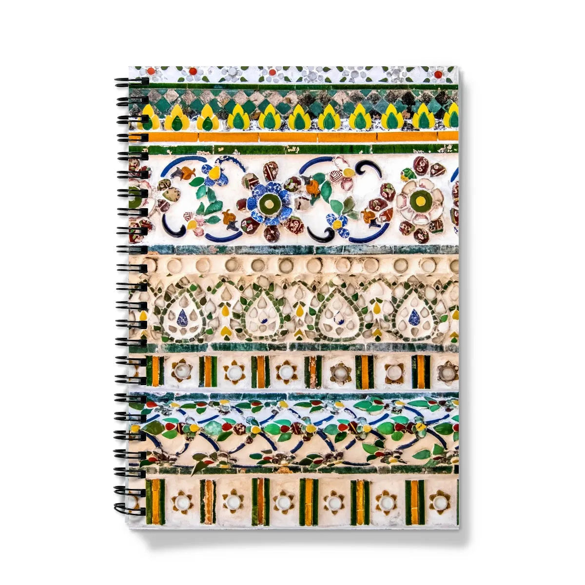 Wat Arun Notebook - A5 - Graph Paper - Notebooks & Notepads - Aesthetic Art