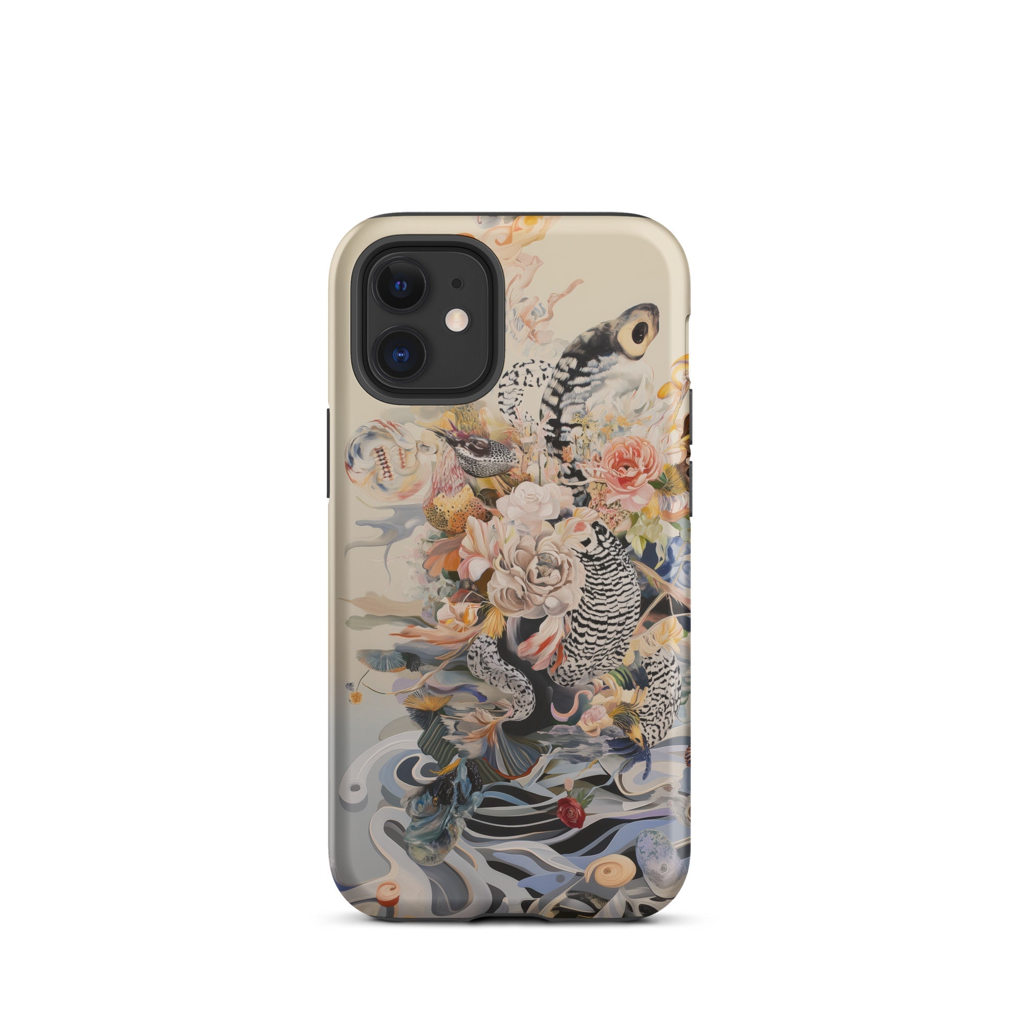 Watchtower Surreal Floral Alien Art Iphone Case, 12 Mini / Matte, Floral Patterned Phone Case