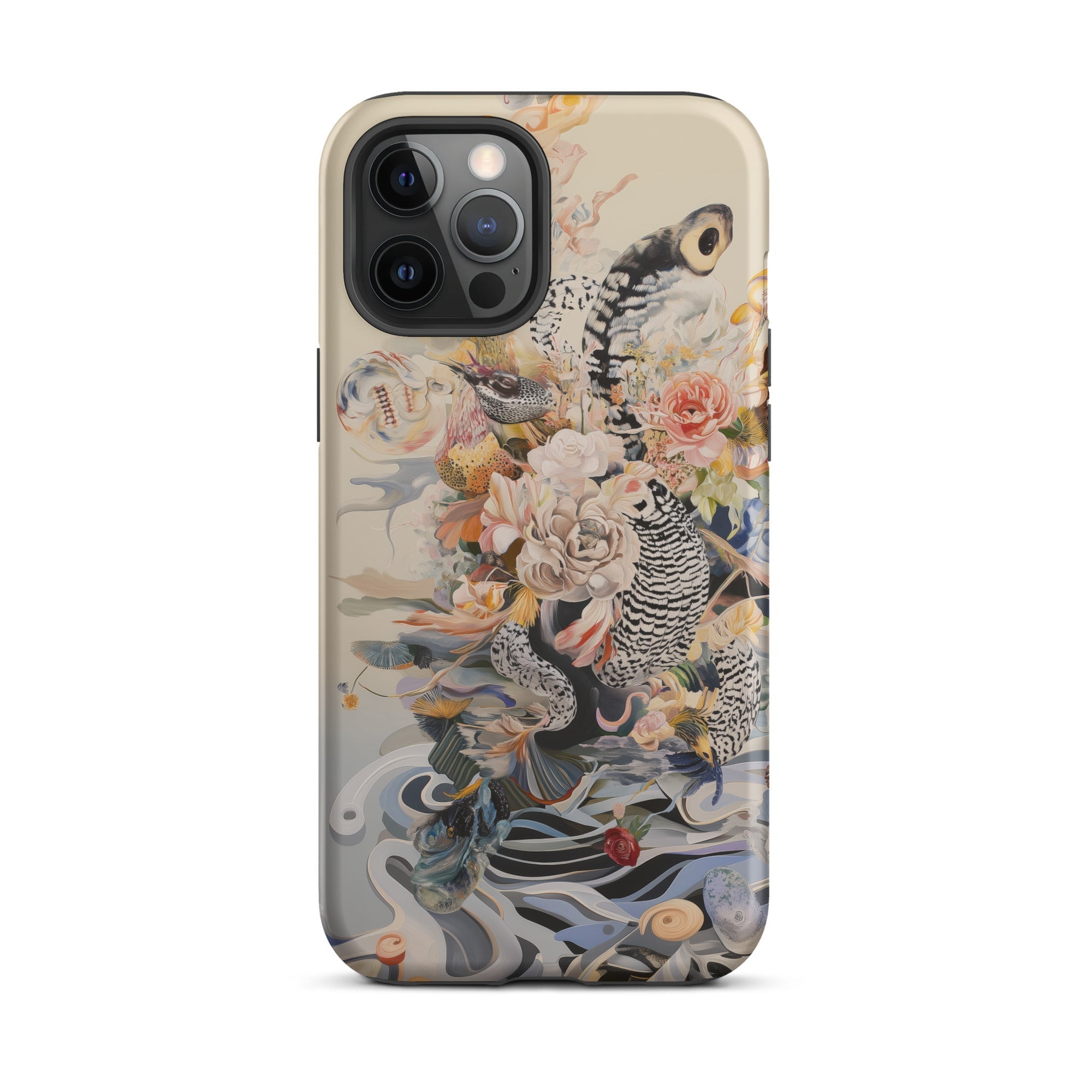 Watchtower Surreal Floral Alien Art Iphone Case, 12 Pro Max / Matte, Floral Patterned Phone Case