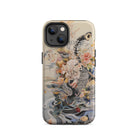 Watchtower Surreal Floral Alien Art Iphone Case, 14 / Matte, Floral Snake Patterned Phone Case