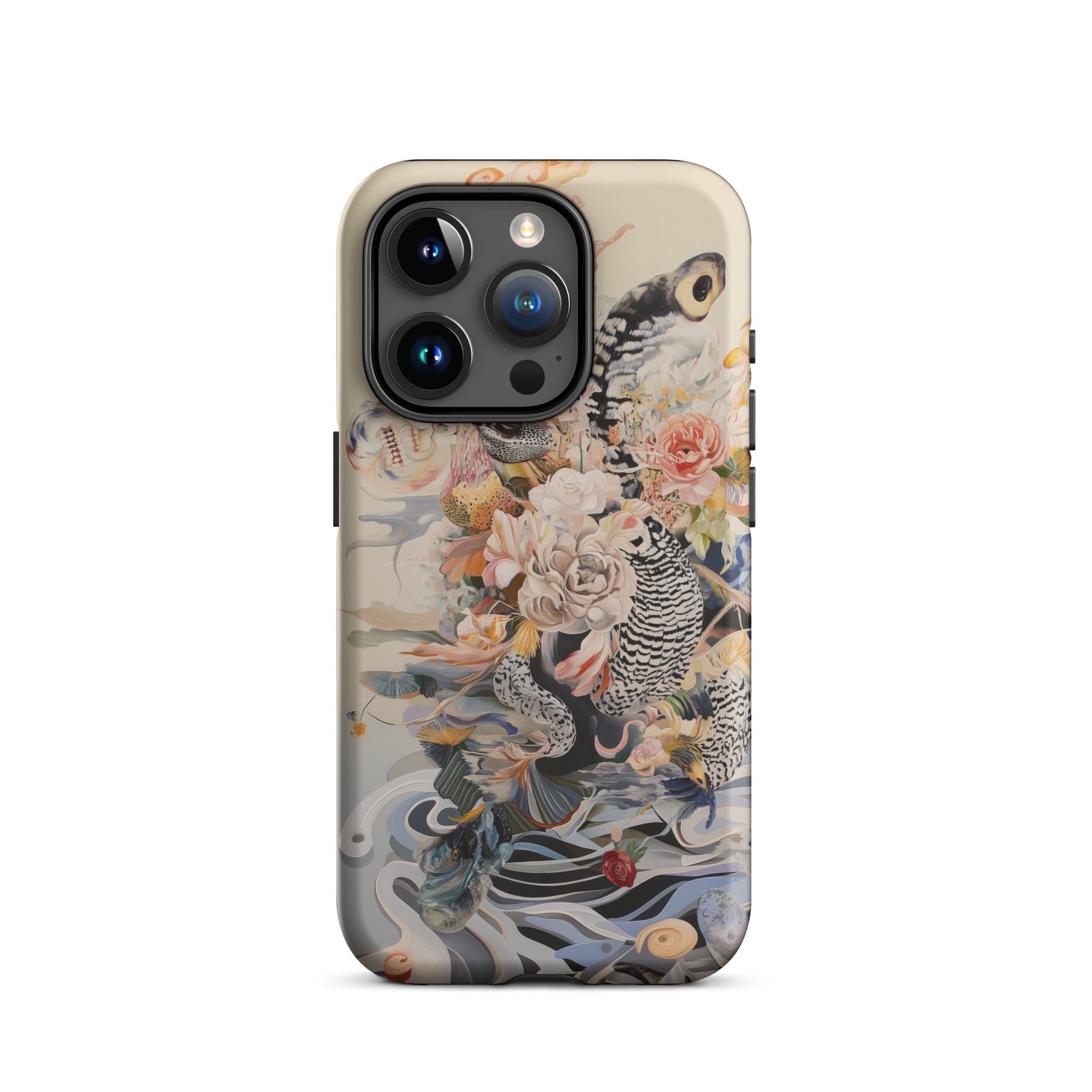 Watchtower Surreal Floral Alien Art Iphone Case, 15 Pro / Matte, Floral Owl Iphone Case
