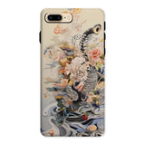 Watchtower - Surreal Floral Alien Art Iphone Case, 8 Plus / Matte, Floral Animal Patterned Phone Case