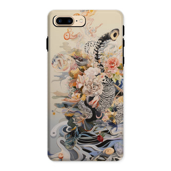 Watchtower - Surreal Floral Alien Art Iphone Case, 8 Plus / Matte, Floral Animal Patterned Phone Case