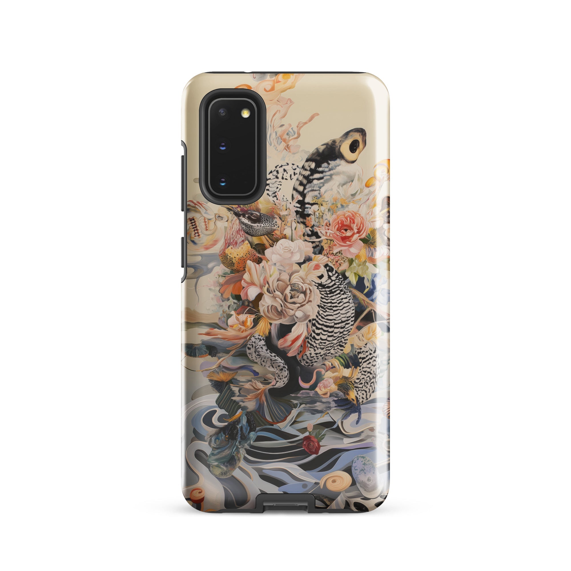 Watchtower Surreal Floral Alien Art Samsung Case, Galaxy S20 / Gloss, Floral Animal Print Smartphone Case