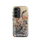 Watchtower Surreal Floral Alien Art Samsung Case, Galaxy S23 / Gloss, Smartphone Case Vibrant Floral Animalistic Design