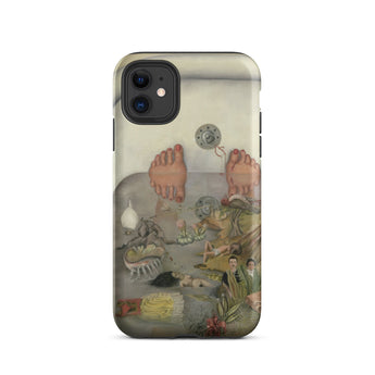 What the Water Gave me - Frida Kahlo Iphone Case, 11 / Matte, Iphone Case Surrealist Painting Feet Bathtub Filled Objects