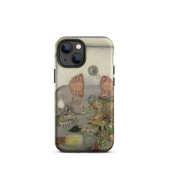 What the Water Gave me - Frida Kahlo Iphone Case, 13 Mini / Matte, Iphone Case Surrealist Painting Feet Bathtub