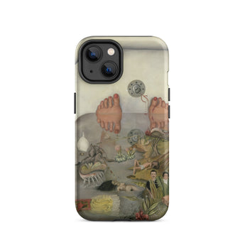 What the Water Gave me - Frida Kahlo Iphone Case, 14 / Matte, Iphone Case Artistic Imagery Feet Bathtub Objects