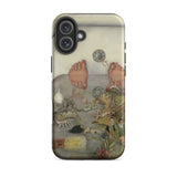 What the Water Gave me - Frida Kahlo Iphone Case, 16 Plus / Matte, Phone Case Surreal Art Feet Bathtub Objects