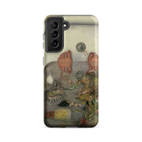 What the Water Gave me - Frida Kahlo Samsung Case, Galaxy S21 Fe / Matte, Phone Case Surrealist Painting Feet Bathtub Objects Figures