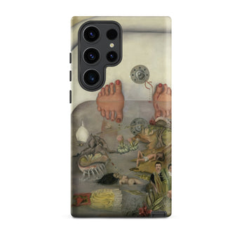 What the Water Gave me - Frida Kahlo Samsung Case, Galaxy S23 Ultra / Matte, Smartphone Case Whimsical Surreal Art Print Feet Bathtub