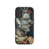 Water - Giuseppe Arcimboldo Iphone Case, 16 / Matte, Black Smartphone Case Marine Life-inspired Design