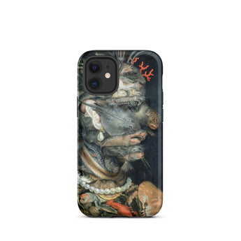 Water - Giuseppe Arcimboldo Phone Case Iphone 12 Mini / Matte Iphone Pro Case Detailed Marine Life Print Giuseppe Arcimboldo Water Swells,