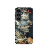 Water - Giuseppe Arcimboldo Samsung Case, Galaxy S24 / Matte, Black Smartphone Case Detailed Dark-toned Life Sea Creatures
