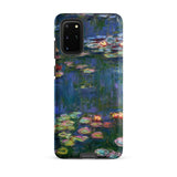 Water Lilies 1 - Claude Monet Phone Case Samsung Galaxy S20 Plus / Matte Blue Green Water Lily Phone Case Textured Impressionist-style