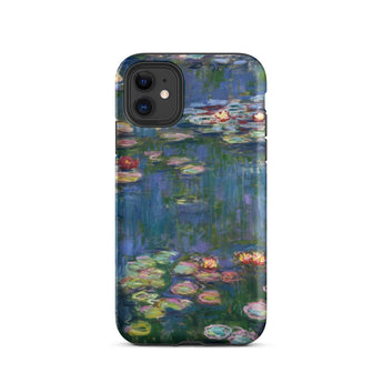Water Lilies 1 - Claude Monet Phone Case Iphone 11 / Matte Iphone 12 13 Phone Case Water Lilies Painting Claude Monet’s Lilies, Ultramarine