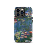 Water Lilies 1 - Claude Monet Phone Case Iphone 13 Pro / Matte Iphone Case Monet’s Water Lilies Painting Claude Lilies, Ultramarine