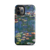 Water Lilies 1 - Claude Monet Phone Case Iphone 11 Pro / Matte Iphone Case Water Lilies Painting Claude Monet Monet’s Lilies, Ultramarine
