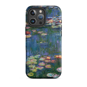 Water Lilies 1 - Claude Monet Phone Case Iphone 16 Pro Max / Matte Smartphone Case Monet’s Water Lilies Painting Design Claude Lilies,