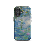 Water Lilies - Claude Monet Iphone Case, 16 / Matte, Smartphone Case Monet-style Water Lily Painting