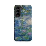 Water Lilies - Claude Monet Samsung Case, Galaxy S21 Fe / Matte, Smartphone Case Blue Green Water Lily Painting