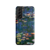 Water Lilies - Claude Monet Samsung Case, Galaxy S21 / Matte, Smartphone Case Monet-style Water Lily Painting