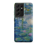 Water Lilies - Claude Monet Samsung Case, Galaxy S21 Ultra / Matte, Smartphone Case Blue Water Lily Painting Design