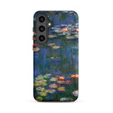 Water Lilies - Claude Monet Samsung Case, Galaxy S24 Plus / Matte, Smartphone Case Monet’s Water Lilies Painting Design