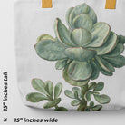 Little Green Man - Silver Bullet Succulent Tote Bag Bags