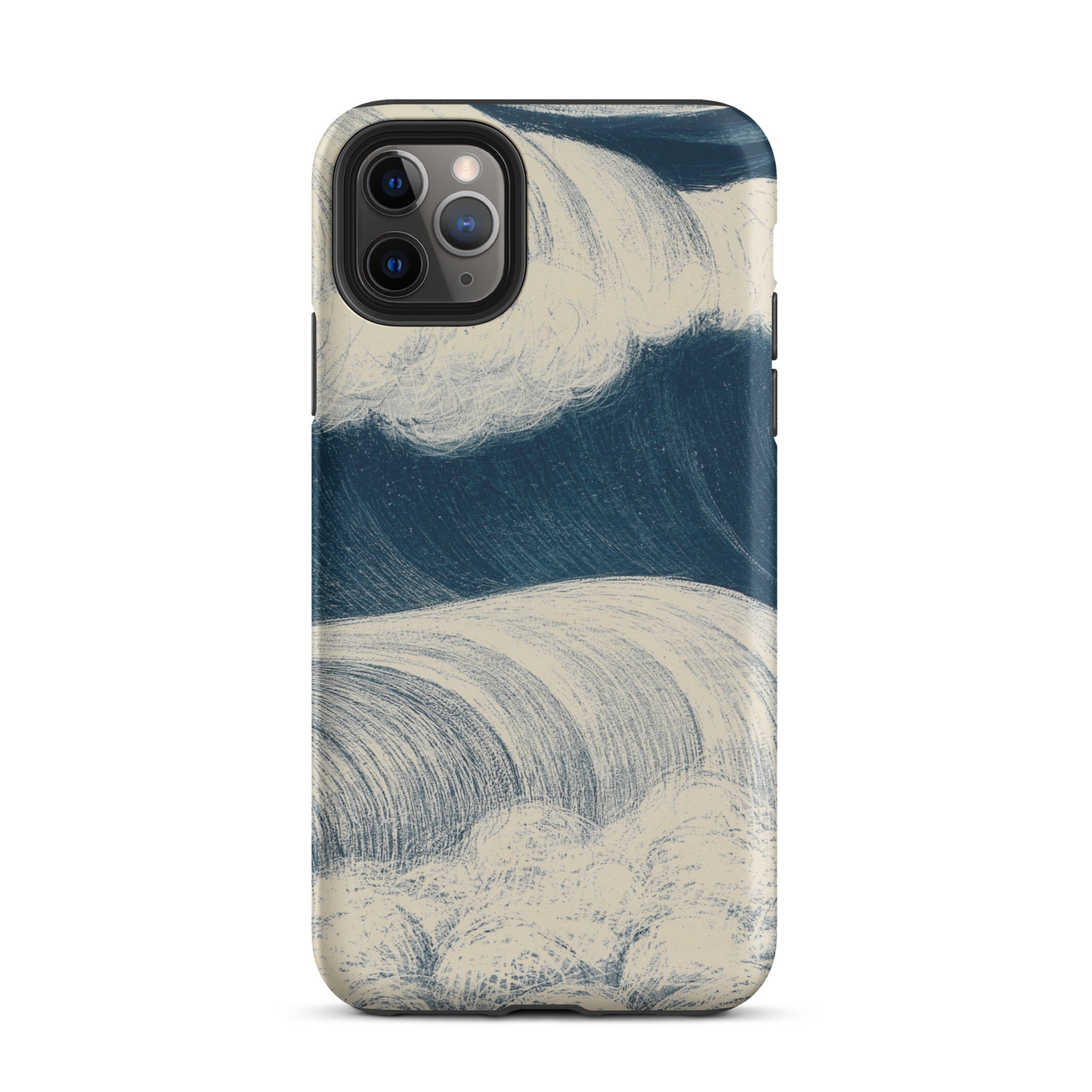 The Wave C. R. W. Nevinson Iphone Case, 11 Pro Max / Matte, Wave Patterned Phone Case