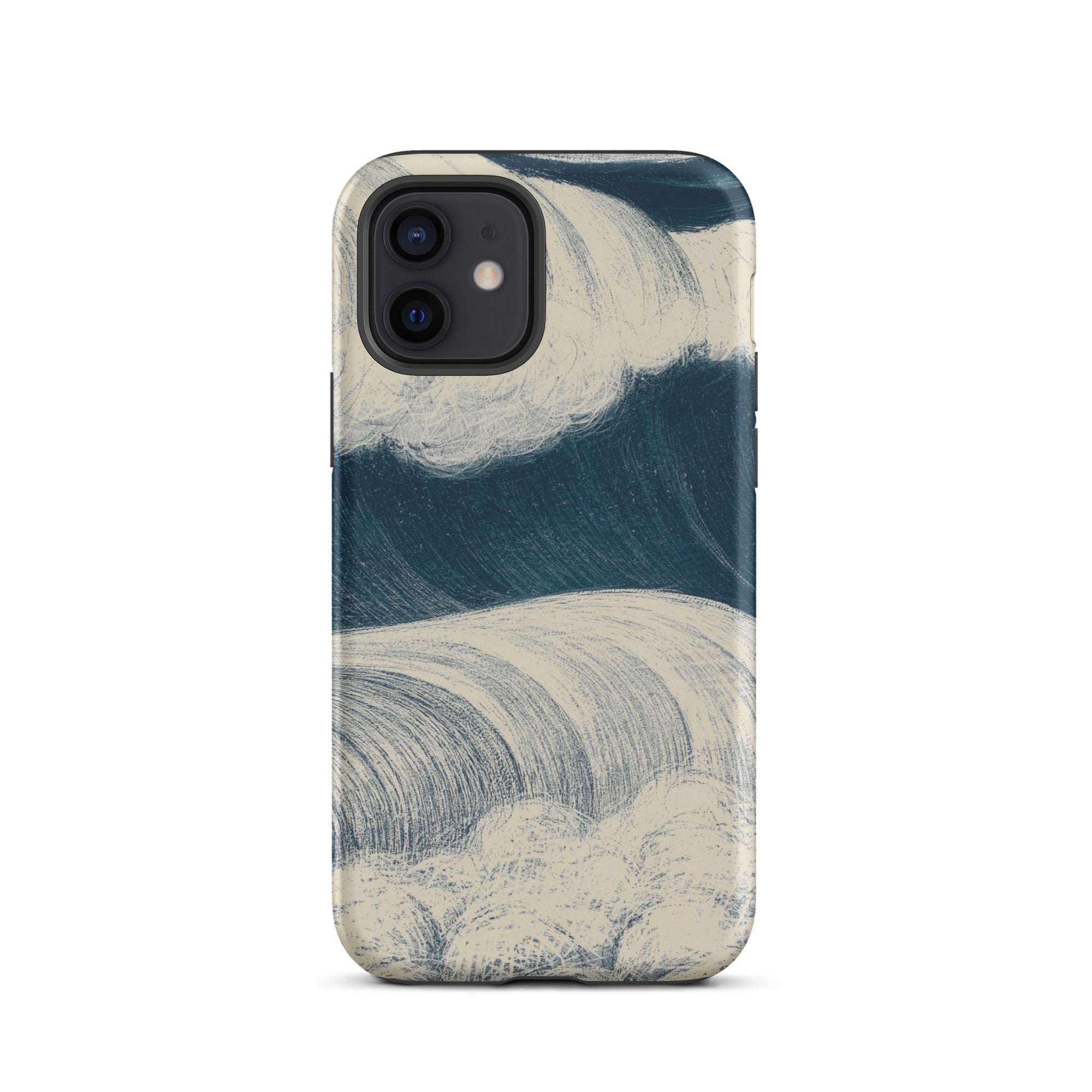 The Wave C. R. W. Nevinson Iphone Case, 12 / Matte, Wave Patterned Phone Case