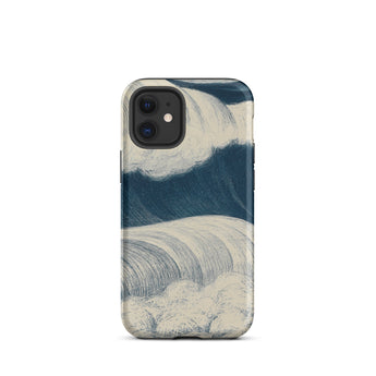 The Wave - C. R. W. Nevinson Iphone Case, 12 Mini / Matte, Wave-patterned Phone Case