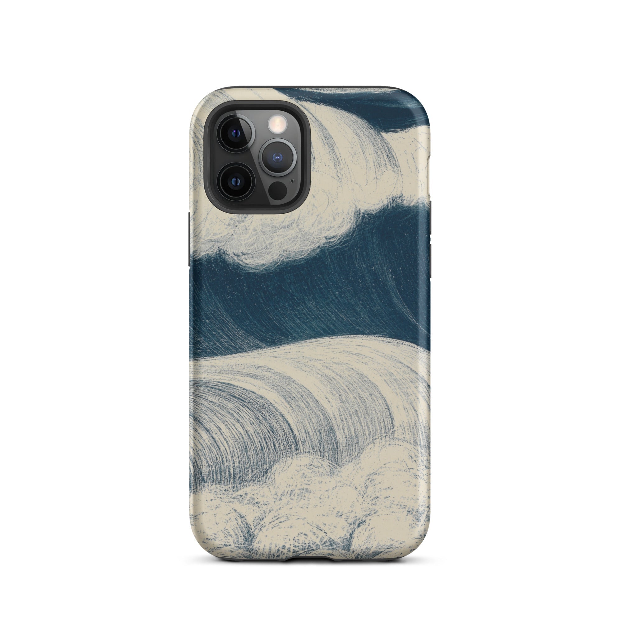 The Wave C. R. W. Nevinson Iphone Case, 12 Pro / Matte, Wave Patterned Phone Case