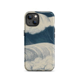 The Wave - C. R. W. Nevinson Iphone Case, 13 / Matte, Wave-patterned Phone Case