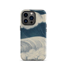 The Wave C. R. W. Nevinson Iphone Case, 13 Pro / Matte, Wave Patterned Smartphone Case