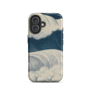 The Wave - C. R. W. Nevinson Iphone Case, 16 / Matte, Phone Case Wave Design