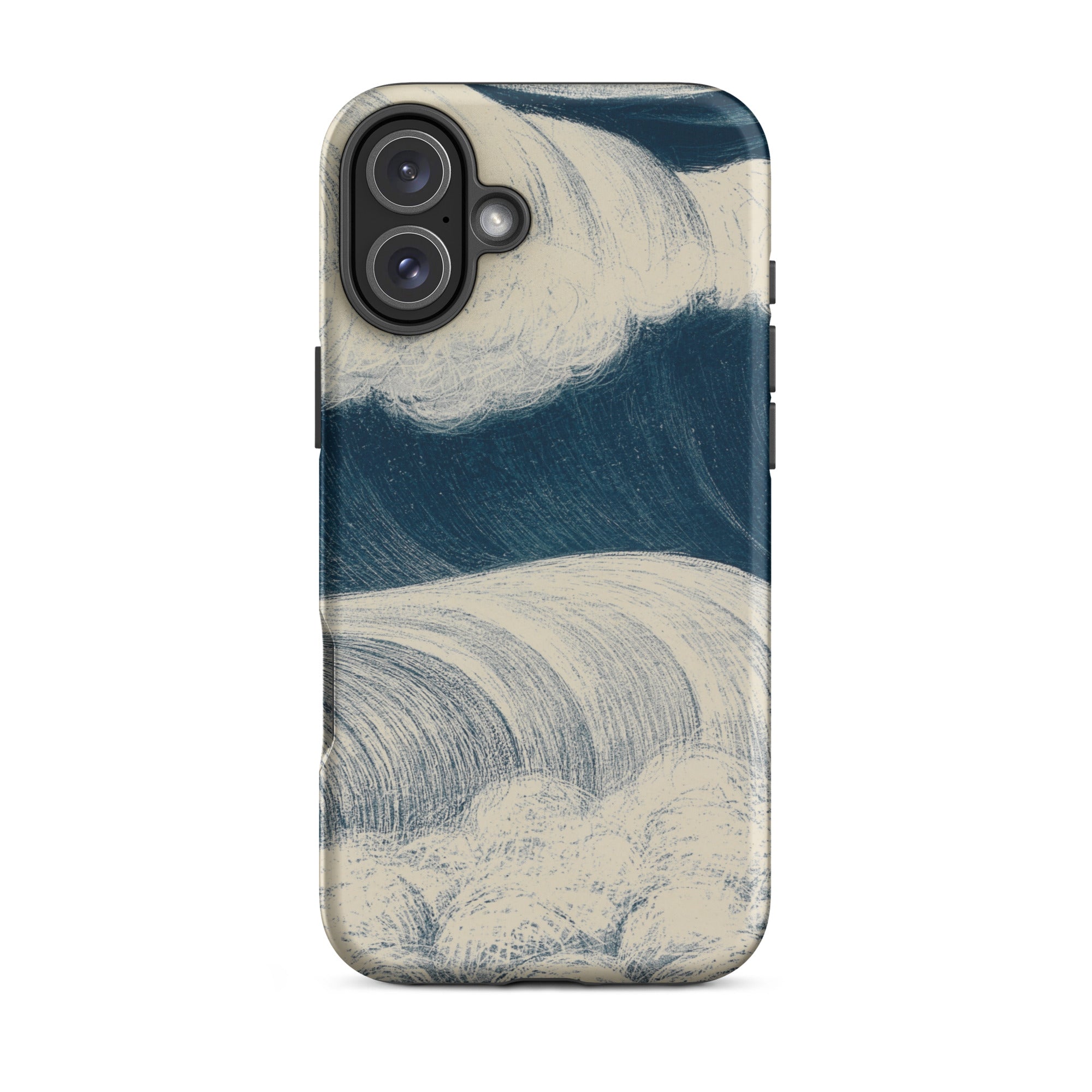 The Wave C. R. W. Nevinson Iphone Case, 16 Plus / Matte, Phone Case Wave Design