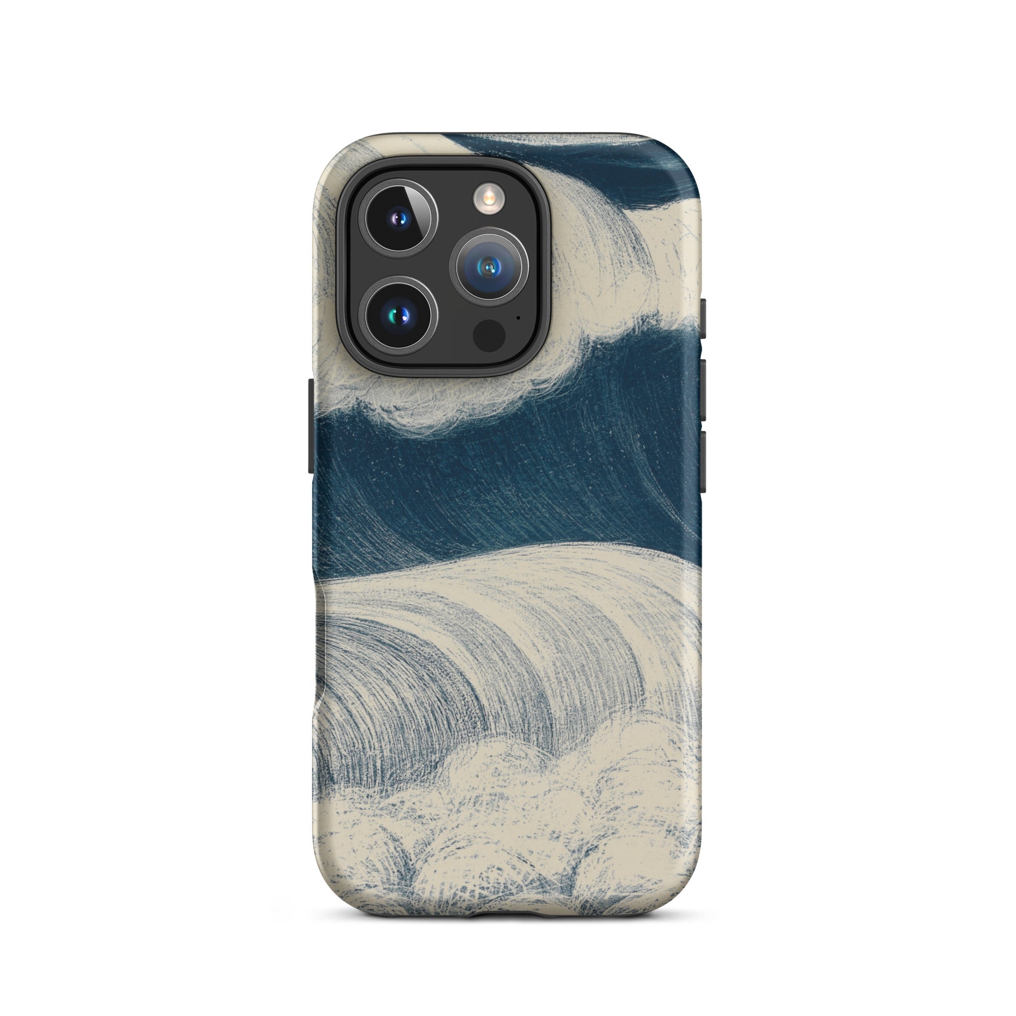 The Wave C. R. W. Nevinson Iphone Case, 16 Pro / Matte, Wave Patterned Smartphone Case