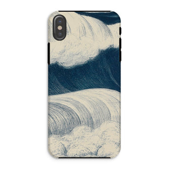 The Wave - C. R. W. Nevinson Iphone Case, Xs / Matte, Phone Case Wave Art