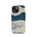 The Wave - C. R. W. Nevinson Phone Case Iphone 15 / Matte Phone Case Wave Design Nevinson Iphone Case, Sea, he Scores,