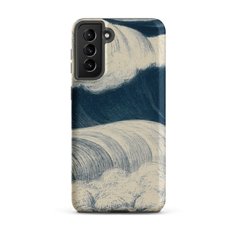 The Wave - C. R. W. Nevinson Samsung Case, Galaxy S21 Plus / Matte, Smartphone Wave-patterned Protective Case